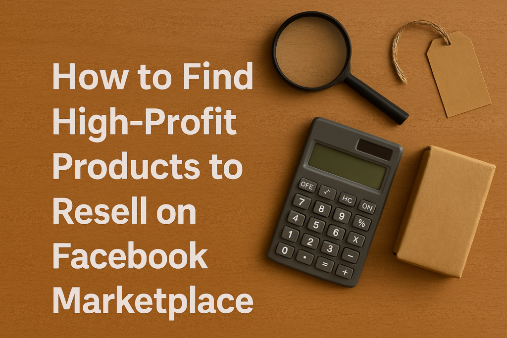 How to Find High-Profit Products to Resell on Facebook Marketplace