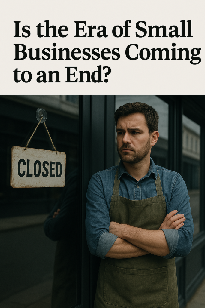 Is the Era of Small Businesses Coming to an End Is the Era of Small Businesses Coming to an End