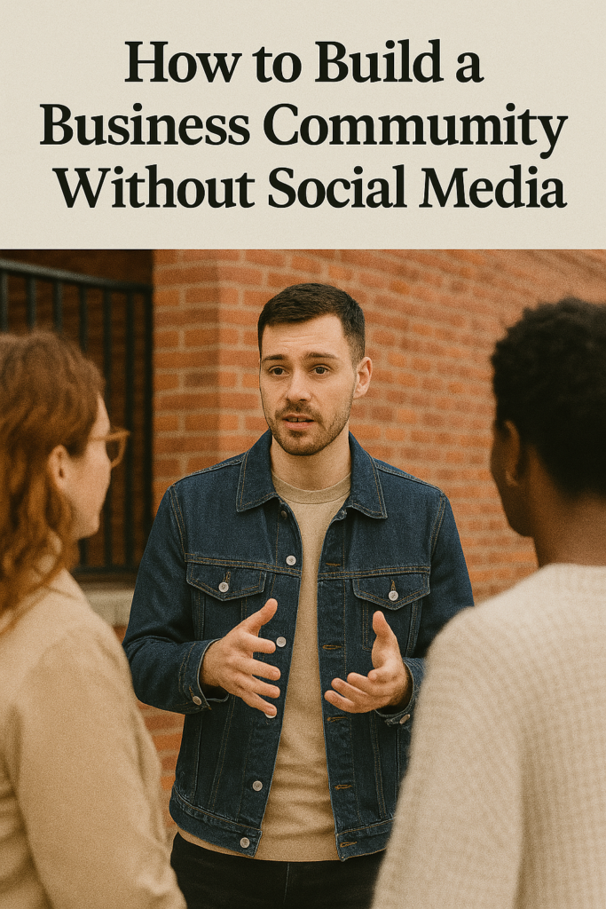 How to Build a Business Community Without Social Media