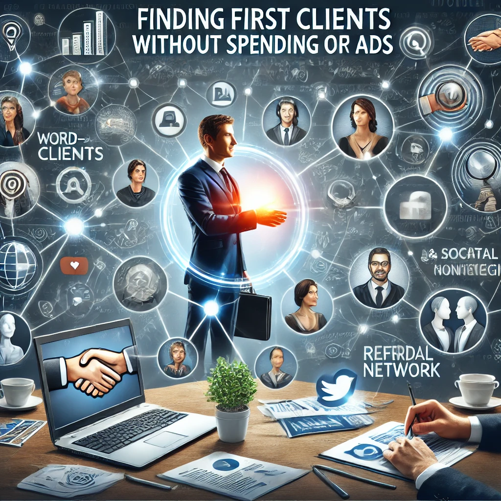 How to Find Your First Clients Without Spending on Ads?