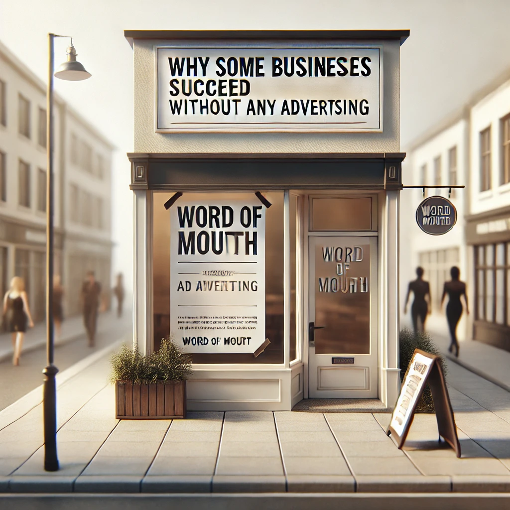 Why Some Businesses Succeed Without Any Advertising