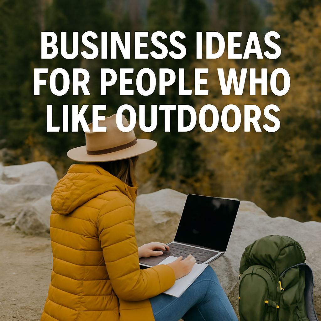 Business ideas for people who like outdoors