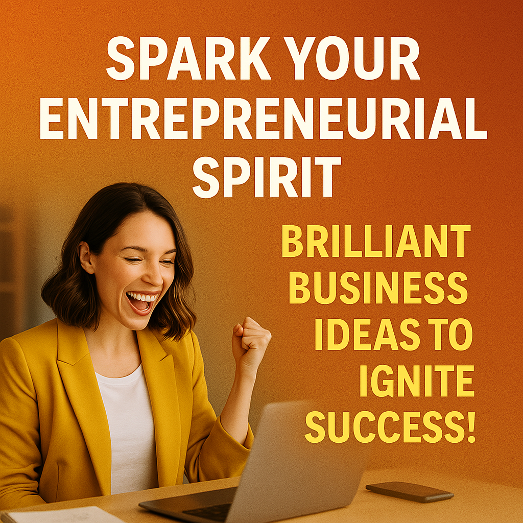 Spark Your Entrepreneurial Spirit: Brilliant Business Ideas to Ignite Success!