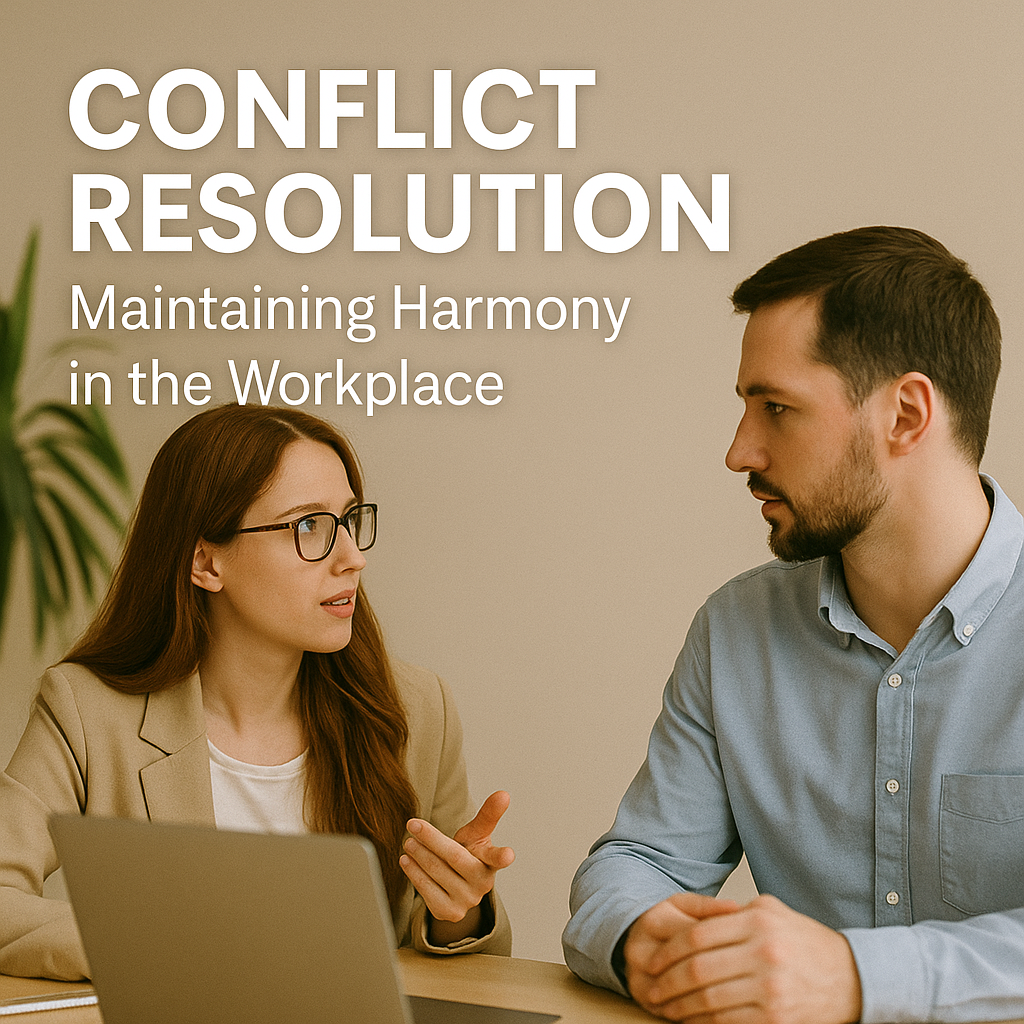 Conflict Resolution Maintaining Harmony in the Workplace Conflict Resolution: Maintaining Harmony in the Workplace