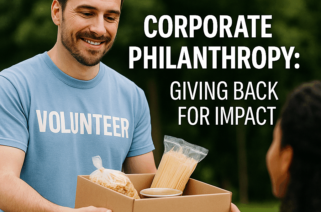 Corporate Philanthropy: Giving Back for Impact