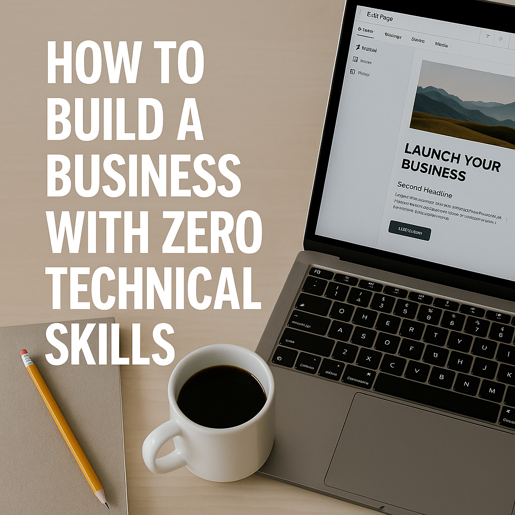 How to Build a Business with Zero Technical Skills