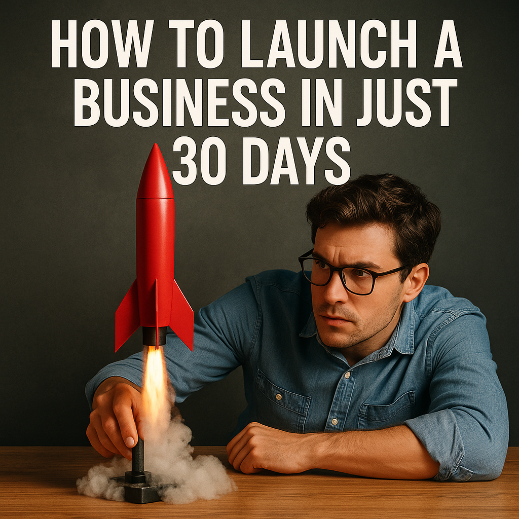 How to Launch a Business in Just 30 Days How to Launch a Business in Just 30 Days
