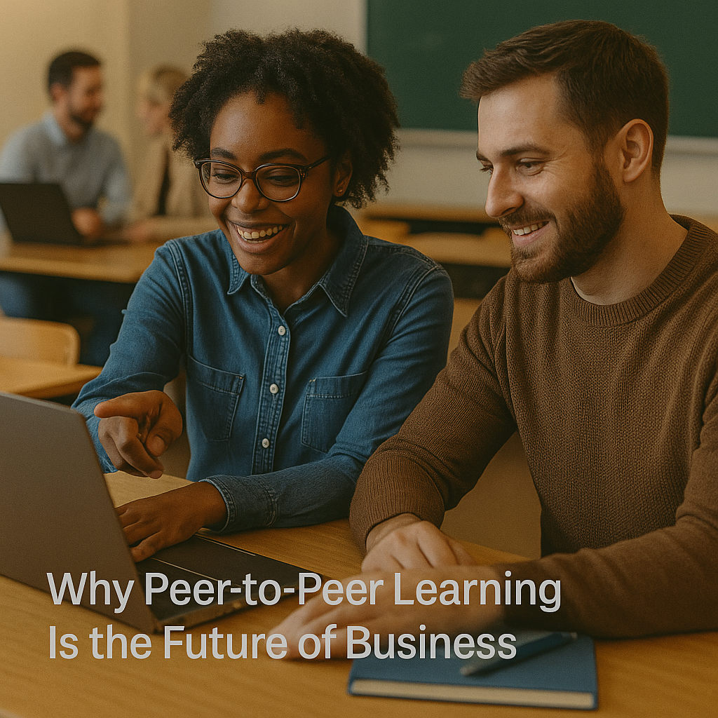 Why Peer-to-Peer Learning Is the Future of Business Education Why Peer-to-Peer Learning Is the Future of Business Education