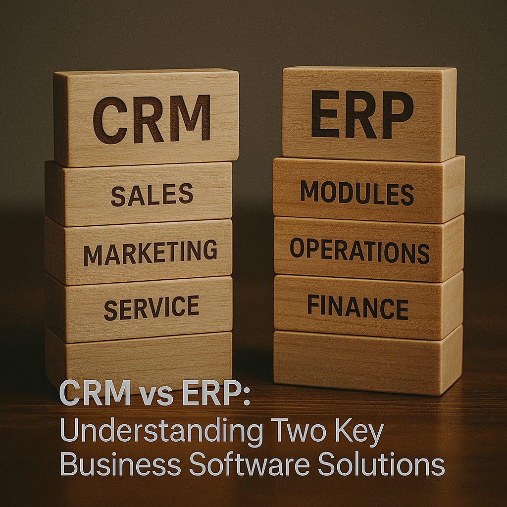 CRM vs ERP: Understanding Two Key Business Software Solutions
