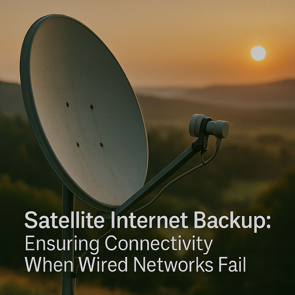 Satellite Internet Backup Ensuring Connectivity When Wired Networks Fail Satellite Internet Backup: Ensuring Connectivity When Wired Networks Fail