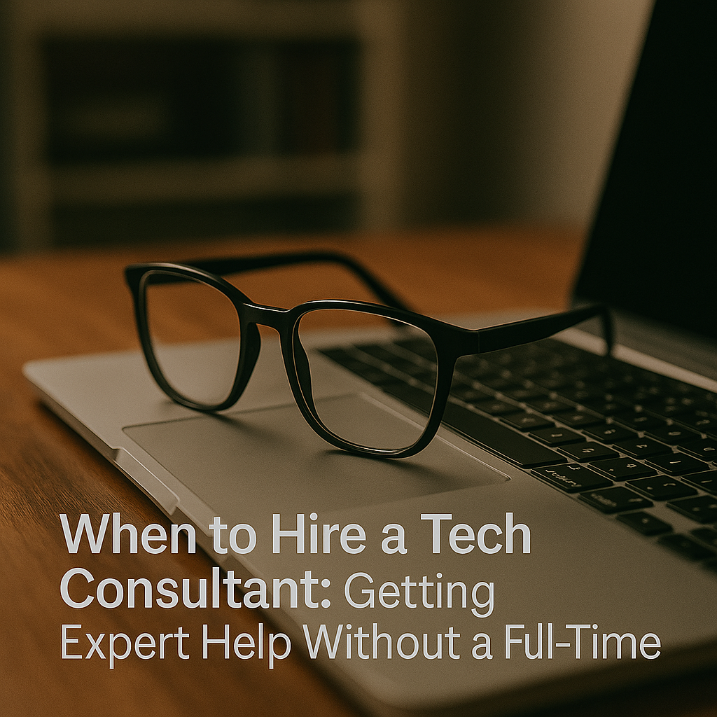 When to Hire a Tech Consultant Getting Expert Help Without a Full-Time IT Team When to Hire a Tech Consultant: Getting Expert Help Without a Full-Time IT Team