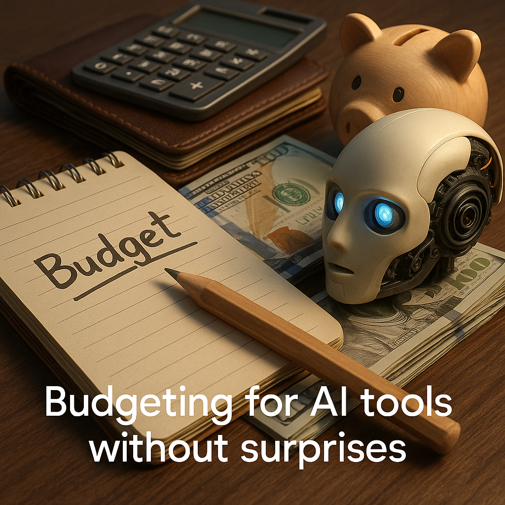 Budgeting for AI tools without surprises