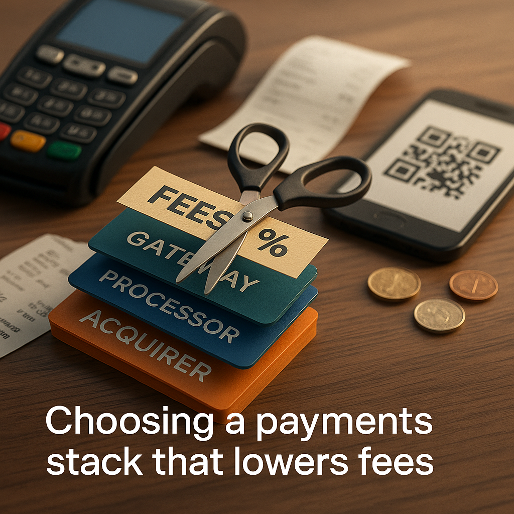 Choosing a payments stack that lowers fees
