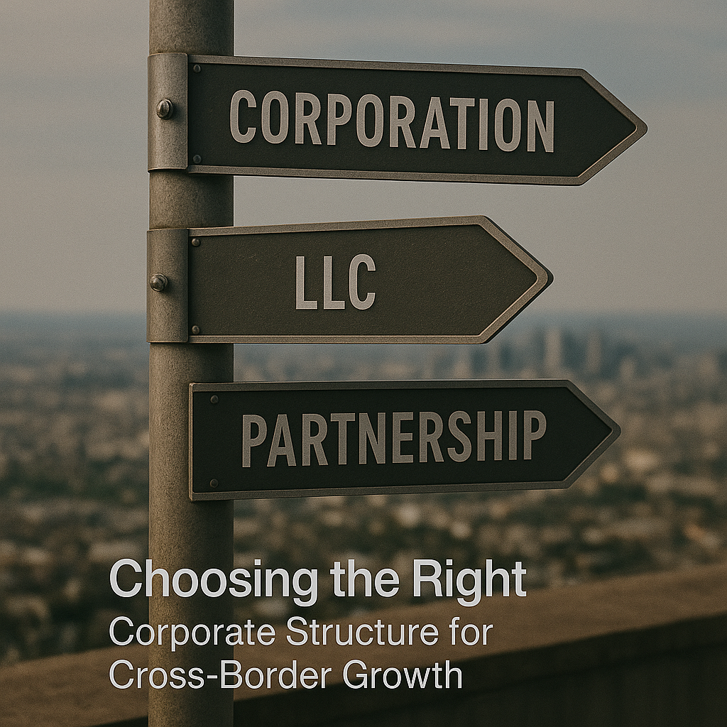 Choosing the right corporate structure for cross border growth