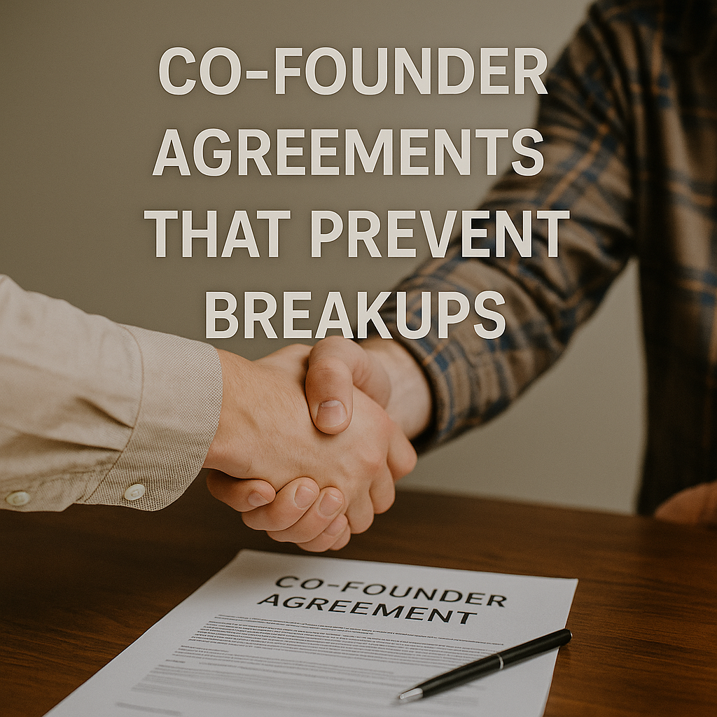 Co founder agreements that prevent breakups