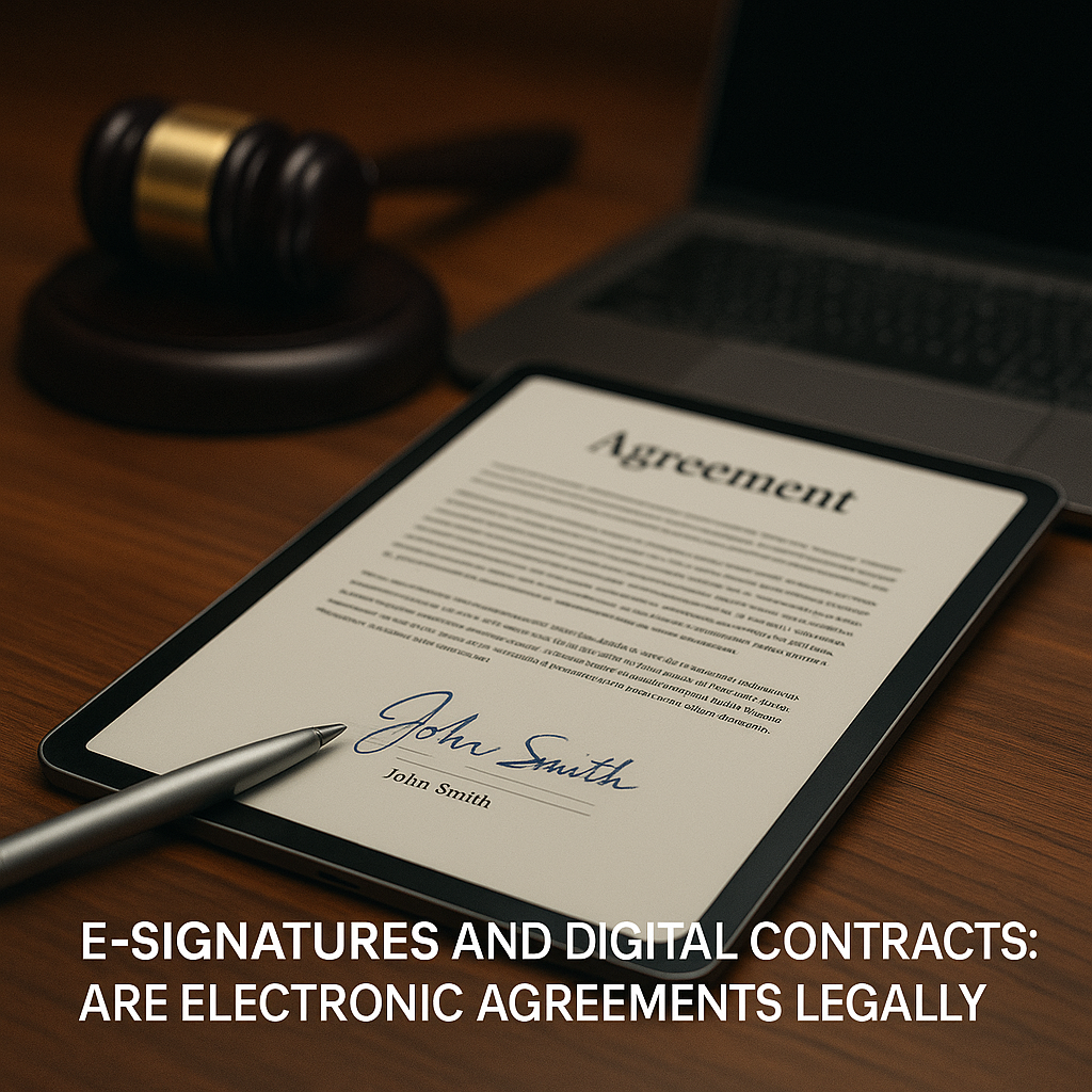 E-Signatures and Digital Contracts Are Electronic Agreements Legally Binding E-Signatures and Digital Contracts: Are Electronic Agreements Legally Binding?