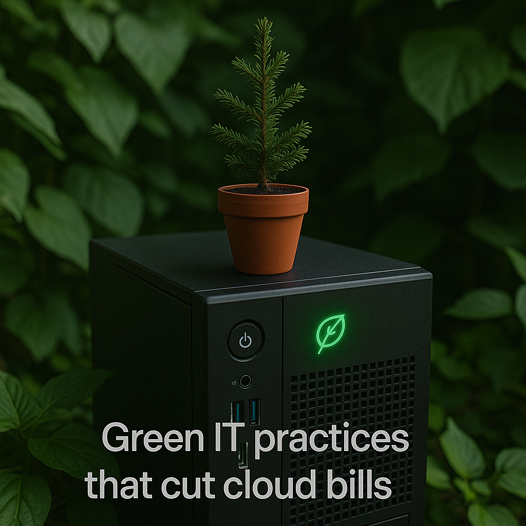 Green IT practices that cut cloud bills