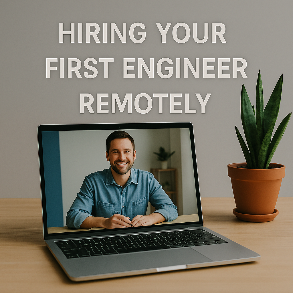 Hiring your first engineer remotely