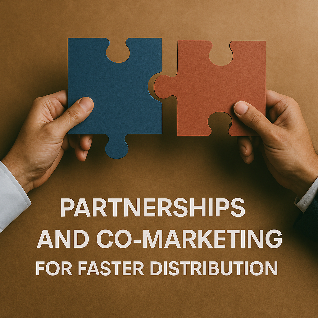 Partnerships and co marketing for faster distribution