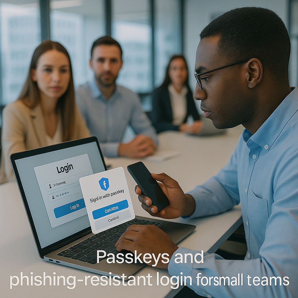 Passkeys and phishing resistant login for small teams
