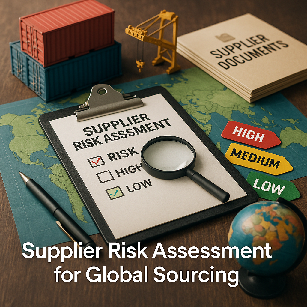 Supplier risk assessment for global sourcing